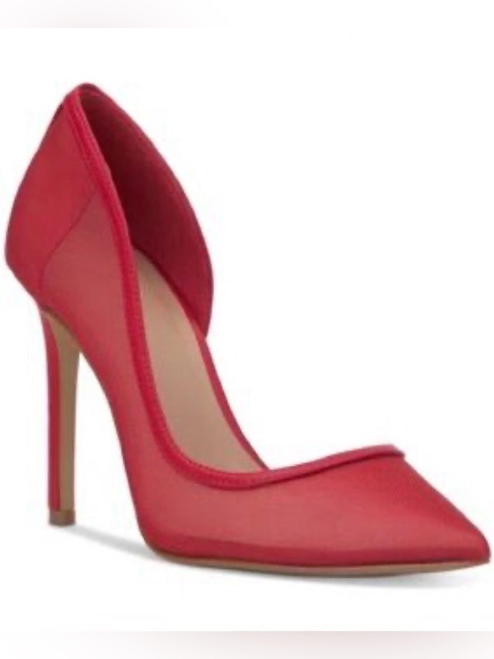 INC International Concepts Red Mesh Stiletto Heels